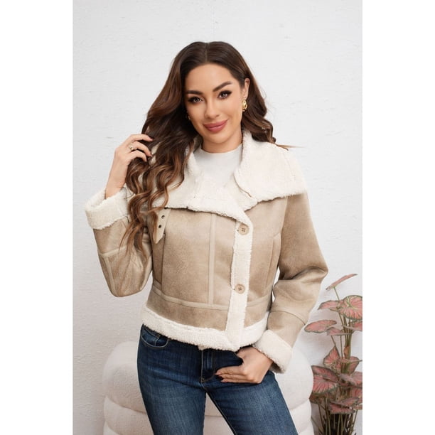 Chaqueta Mujer Tipo Piloto Cruzada Botones Interior Chiporro 7043