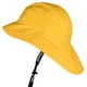 thumbnail image 1 of Gorro de lluvia AWHA Souwester impermeable amarillo para hombre y mujer, 1 of 6