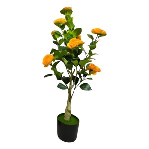 Genérico - Planta Artificial Decorativa Diseño Floral Ramificado Jhn