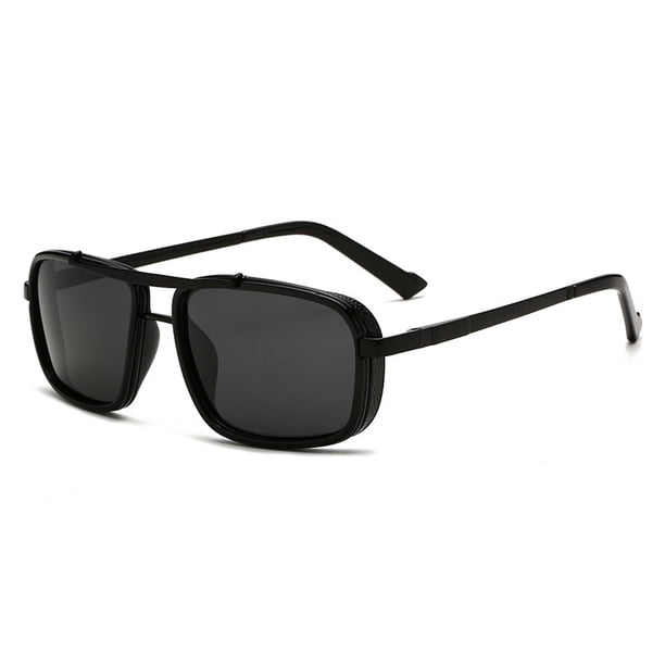 Men's Steampunk Polarized Sunglasses - UV400 Protection for a Vintage Look
