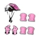 thumbnail image 4 of Casco de bicicleta para niños, juego de rodilleras, coderas, casco deportivo cómodo, casco de bicicleta para monopatín, patinaje sobre ruedas, deporte Rosa, 4 of 5