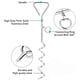thumbnail image 4 of Cable de amarre para perro Evilplan de 9 m con estaca espiral de 41 cm, 4 of 7