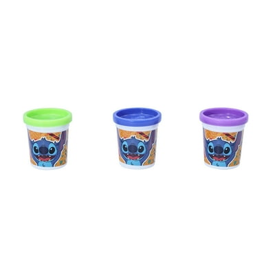 Masas Set 150 Grs 3 Botellas Disney Stitch Squeeeze  Kids'N Play