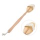 thumbnail image 1 of Cepillo Corporal de Cepillado en Seco con Mango Largo de Madera Cepillos de Cerdas para Baño Cepillo para la Espalda para Ducha Cepillo de Baño para Drenaje Linfático Color Madera, 1 of 7