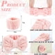 thumbnail image 2 of Puños de pulsera con diadema de 4 piezas para lavarse la cara Maquillaje para mujeres y niñas para evitar derrames de líquidos, 2 of 6