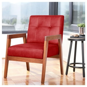 Latam Home - Sitial Munich Cuero Kentucky Rojo