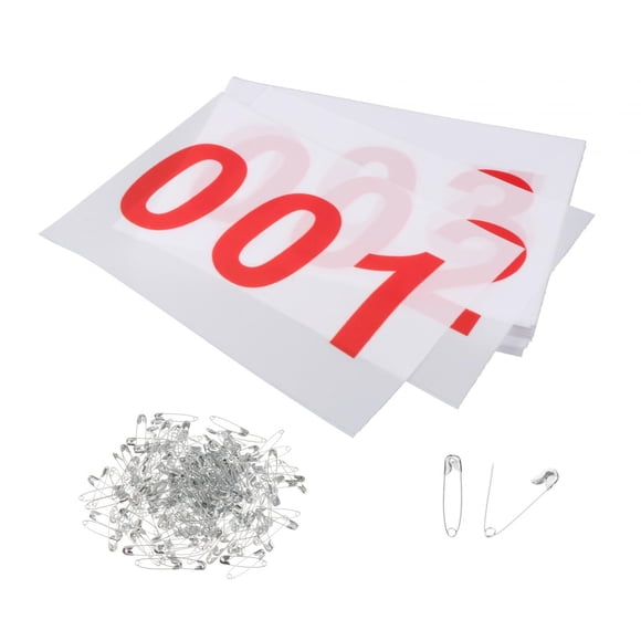 100 Piezas Dorsales De Carrera Numerados Dorsales De Carrera 100 Números Números De Carrera De Atletas Del 001 Al 100