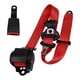 thumbnail image 3 of Cinturón De Seguridad De Coche De 3 Puntos, Cinturón De Seguridad Retráctil Automático Para Autobuses Go Kart, Rojo, 3 of 5