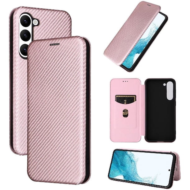 Funda Flip para FOXDOCK Samsung Galaxy S23 - Funda magnética de negocios, funda protectora delgada