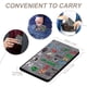 thumbnail image 4 of Alfabeto Lore Porta Pasaporte y Cartera de Viaje Premium de Cuero PU, Funda de Pasaporte Bloqueo RFID con Ranuras para Tarjetas de Crédito, Estuche para Libro de Pasaporte para Familia 10cm × 15cm, 4 of 6
