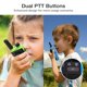 thumbnail image 2 of Walkie Talkies Gt 18 Para Niños Y Adultos Paquete De 3 Amarillo Verde Y Azul, 2 of 3