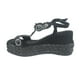 thumbnail image 2 of Sandalia Chalada Mujer Pole-1 Negro Plataforma, 2 of 6