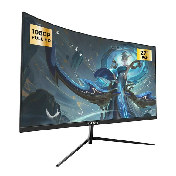 Monitor Gamer Curvo 27 Pulgadas Hosser FHD Gaming Monitor