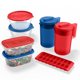 thumbnail image 1 of Juego de contenedores Rubbermaid TakeAlongs Americana 13 piezas QuikClik, 1 of 6