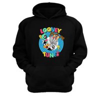 Genérico - Polerón Canguro Dibujos Animados Lt Negro Talla Xl Unisex