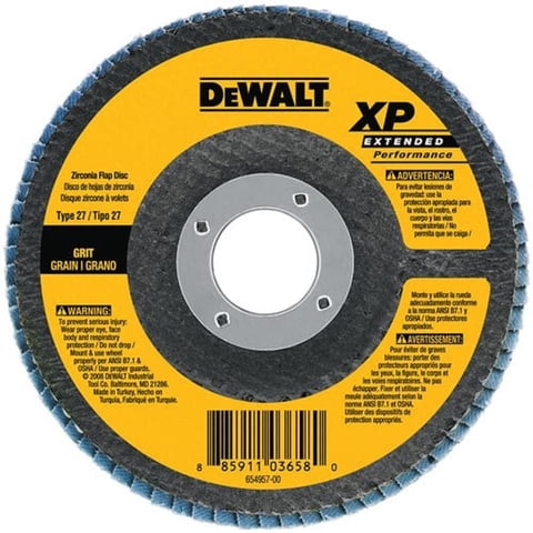 Dewalt - Disco De Solapa Dw8256 80G T27 Xp Jumbo 115 Mm X 16 Mm