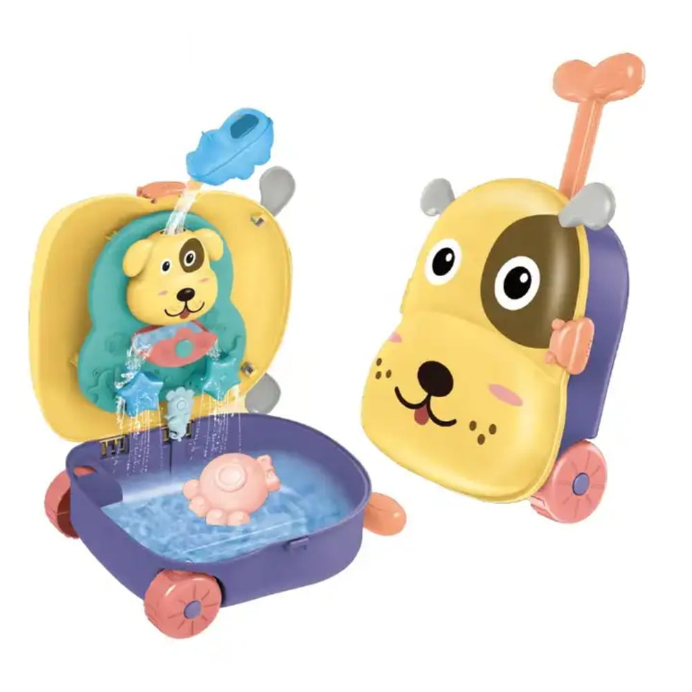 Otuti - Maleta De Juguetes Para Playa Con Moldes Y Pala Perrito