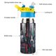 thumbnail image 3 of Herramientas Botella de Agua con Tapa Pop Top de Un Toque, Acero Inoxidable, a Prueba de Fugas, para Deportes, Botella Infantil azul 12 oz, 3 of 6