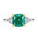 thumbnail image 4 of Anillos de Boda para Mujer Anillos de Plata Esterlina S925 para Mujer Corte Cojín 8 X 8 Mm Zirconia Bandas de Compromiso para Mujer Elegantes Hipoalergénicas Anillos de Promesa Personalizados, 4 of 9