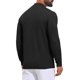 thumbnail image 3 of Suéter de Cuello Alto Simulado de Hombre con Costillas Manga Larga Pulóver Suéteres Casuales S Negro, 3 of 6