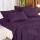 thumbnail image 3 of Juego de sábanas Utopia Bedding Queen de microfibra cepillada, color morado, 3 of 7