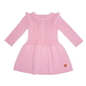 Vestido Bebé Niña Rosado Pillin