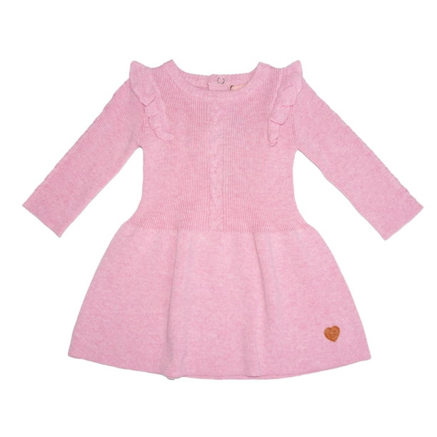 Vestido Bebé Niña Rosado Pillin