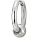thumbnail image 3 of Pendientes de aro con bisagras de acero inoxidable con cuentas circulares para hombres y mujeres (2 unidades), 3 of 5