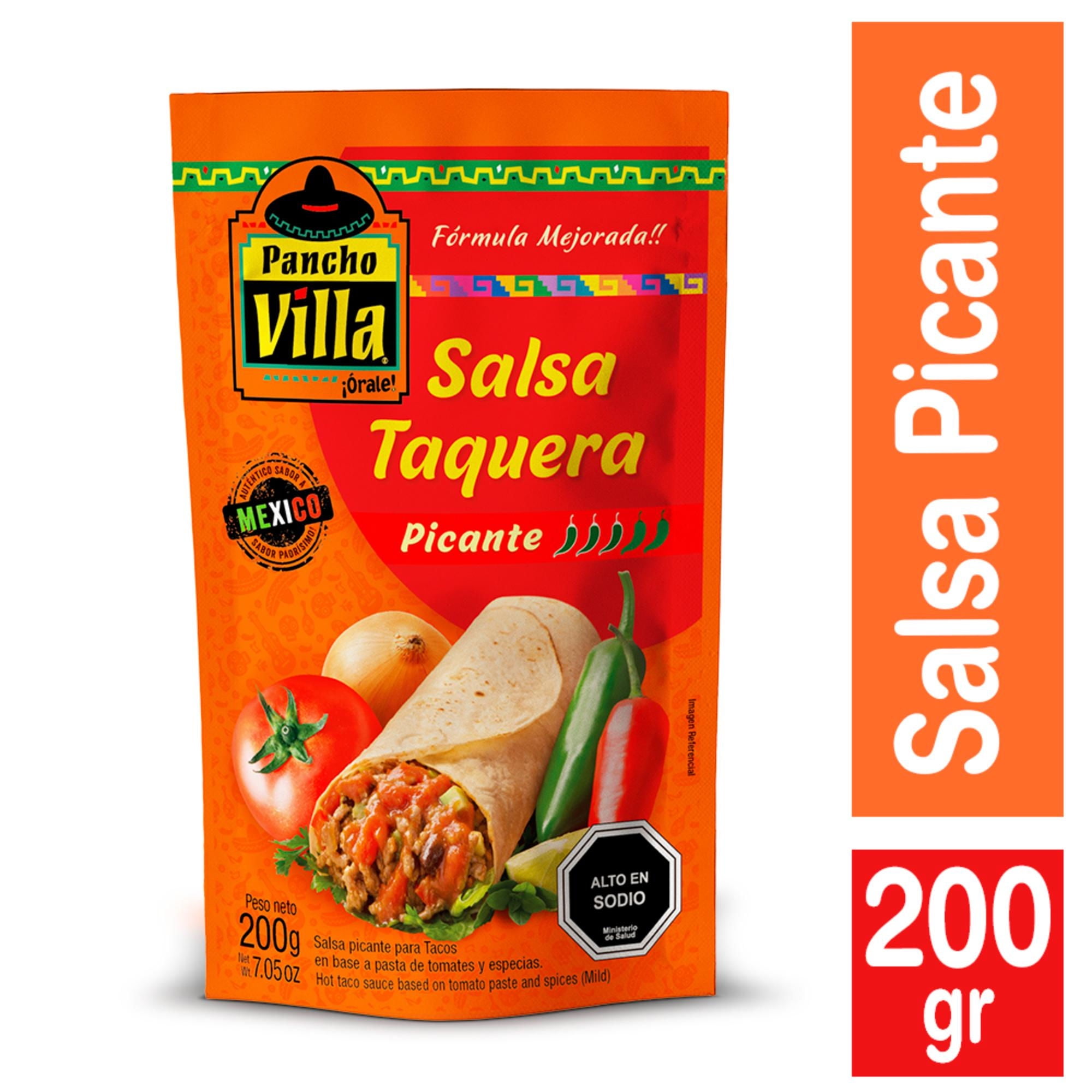 Salsa Taquera Picante 200 g Pancho Villa