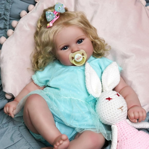 Muñeca Reborn JIZHI Lifelike de 20 pulgadas con kit de alimentación para mayores de 3