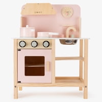 Form Design - Cocina Infantil De Madera Maia Rosado