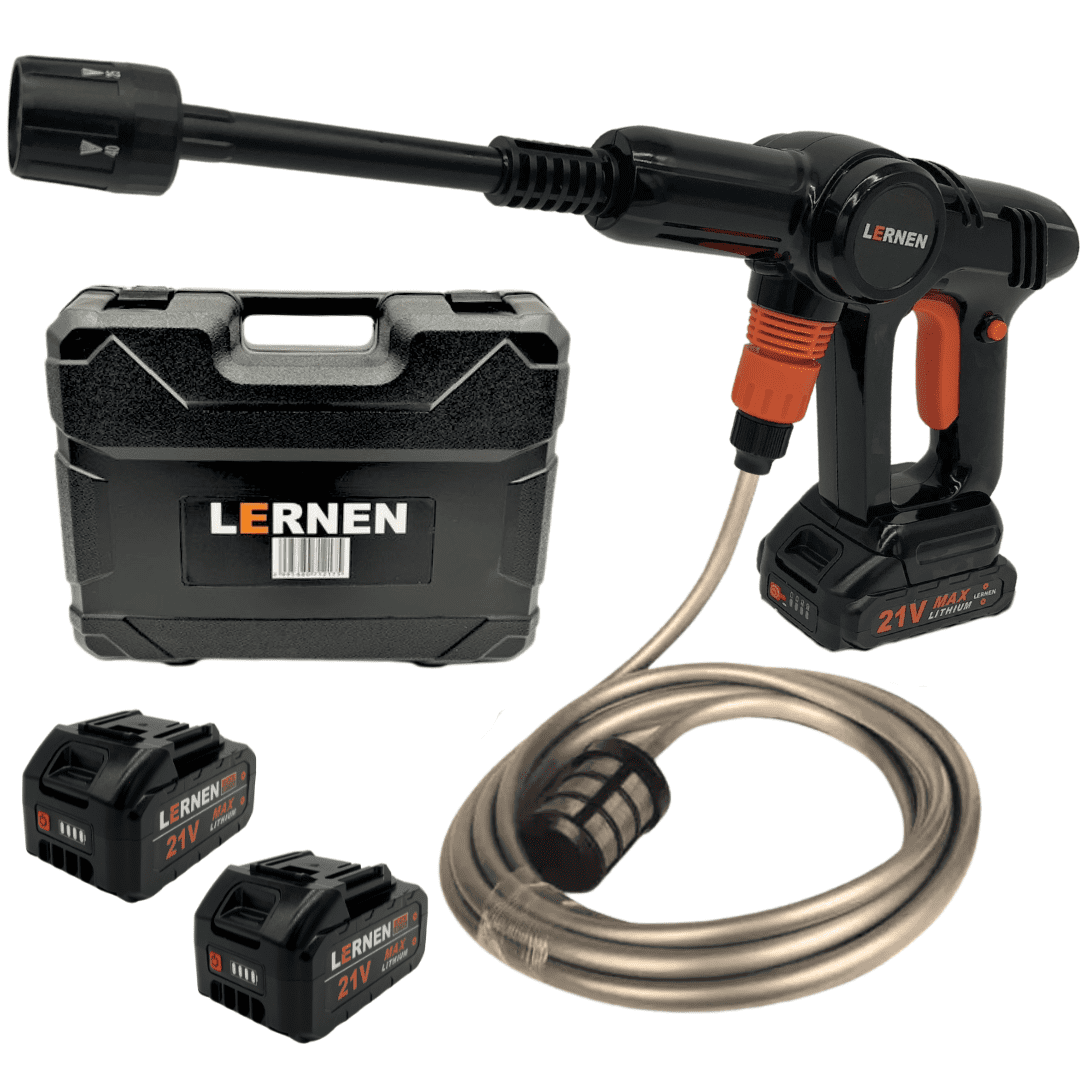 Hidrolavadora Inalámbrica Portátil Pro Lernen + 2 Baterías