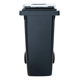 thumbnail image 2 of Basurero Contenedor Industrial 120 Litros Con Tapa Y Ruedas Marca Reyplast Gris Oscuro Tapa Verde Oscuro, 2 of 8