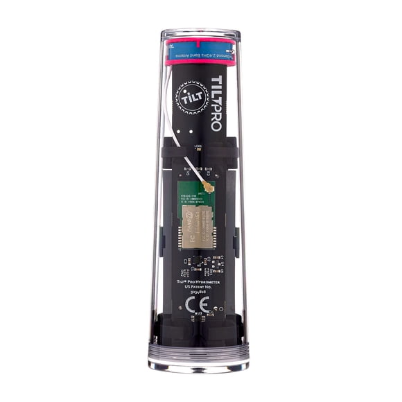 Hidrómetro y Termómetro Inalámbrico Tilt Pro Rosa: Tecnología Patentada para Cerveceros Profesionales con Alta Precisión para Cerveza, Vino, Sidra, Hidromiel y Más