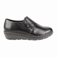 Zapato New Walk Reptil Confort Negro