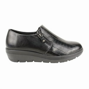 Zapato New Walk Reptil Confort Negro