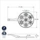 thumbnail image 2 of Sartén para Panqueques Nordic Ware Copo de Nieve de Aluminio Fundido para Inducción, 2 of 4