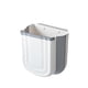 thumbnail image 1 of Pequeña Cesta De Basura De Cocina Colgante Plegable Para El Mostrador De Cocina Papelera De Plástico Para Gabinete Cesta De Basura Montada En La Pared Para Cocina Baño Dormitorio (gris, 1 of 3