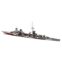 Magideal - 1:400 Rompecabezas 3D Barco Rompecabezas Modelo De Crucero Ligero, Regalos Para Niños Adultos Modelo De Papel De Barco Artesanía De Papel Decoración