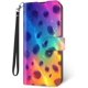 thumbnail image 1 of Funda cartera Motorola Edge 2022 bloqueo RFID diseño vaca highland girasol, 1 of 7