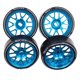 thumbnail image 3 of Ruedas de metal para coche RC Treehobby 27 mm (azul) - Juego de 4 piezas, 3 of 4
