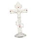 thumbnail image 1 of Cruz De Jesús Para Escritorio, Utensilios De Oración De Metal, Estatua Duradera De La Cruz De Jesús, Plateada, 1 of 3
