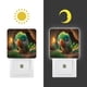 thumbnail image 3 of Loro Luz nocturna LED con sensor de anochecer a amanecer para dormitorio, baño, pasillo, escaleras - Lámpara LED nocturna de enchufe, 0.5W - 1 pieza, 3 of 6
