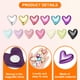 thumbnail image 3 of Imanes para Nevera Uxcell, 22 Piezas Imanes Decorativos de Corazón de Amor, Electrochapado Púrpura, 3 of 6
