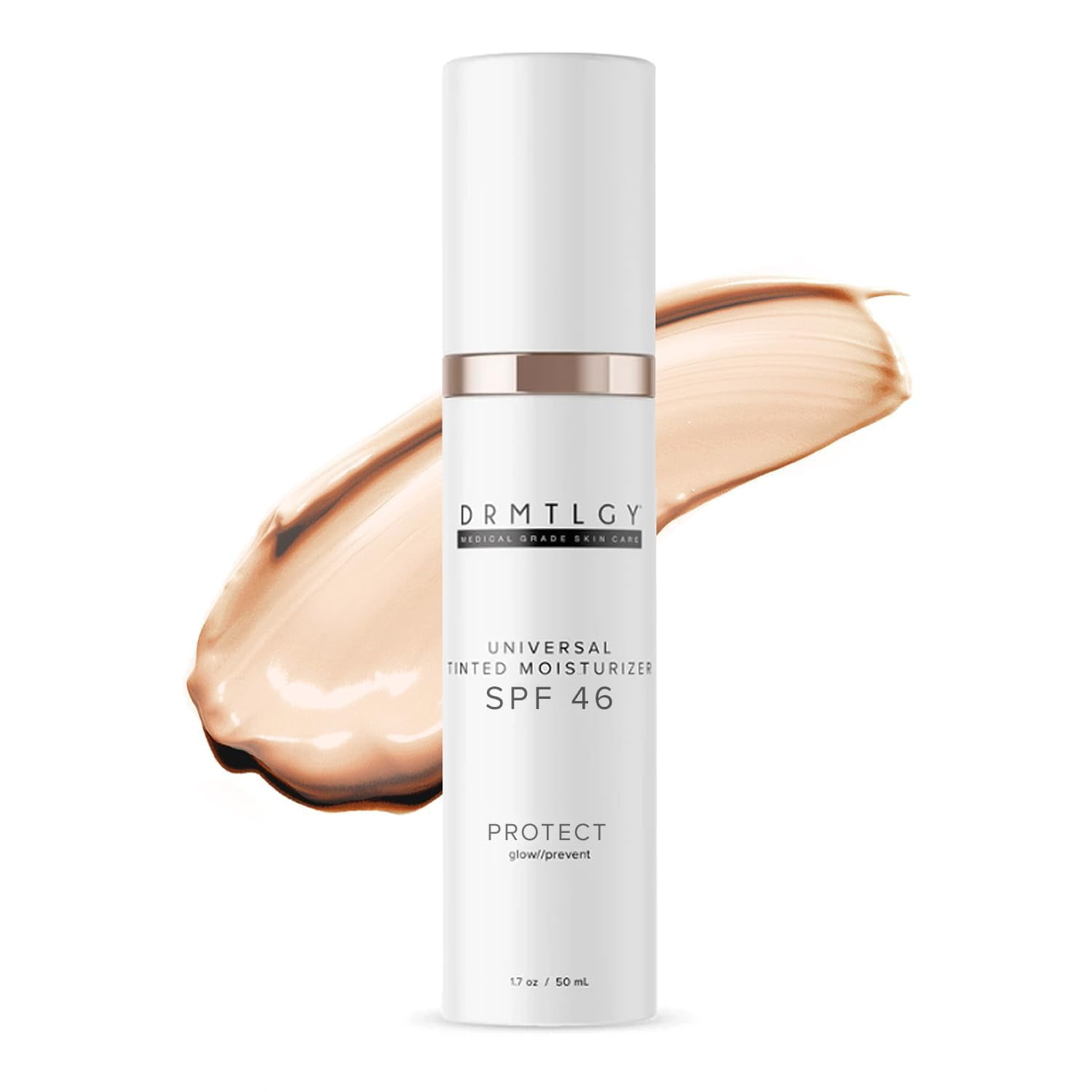 Drmtlgy - Crema Hidratante Con Tinte Antienvejecimiento Con Spf 46 50 Ml