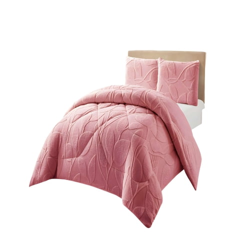 Genérico - Cobertor Sherpa Texturizado Ry King Rosado