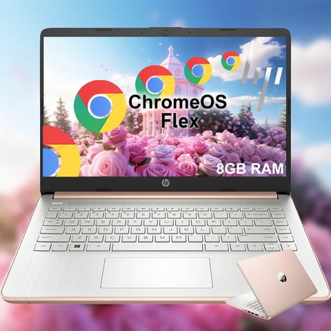 Laptop Hp Chromebook 14 Chromeos Flex 8 Gb Ram 128 Gb Pale
