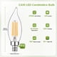 thumbnail image 2 of Bombilla LED Sigalux E12 5W 2700K regulable (paquete de 6), 2 of 7