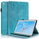 thumbnail image 1 of Funda con relieve del Árbol de la Vida para tablet Lenovo Tab m10 con soporte, ranuras para tarjetas y soporte para lápiz óptico. Azul, 1 of 6