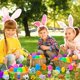 thumbnail image 5 of Huevos de Pascua prellenados ZICZLI, paquete de 50 con juguetes surtidos, 5 of 7
